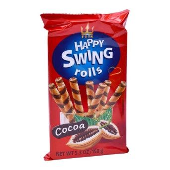 WAFER HAPPY SWING CACAU 150GRS
