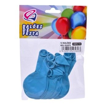 BALOES AZUL CELESTE 12UNI 190-PA116