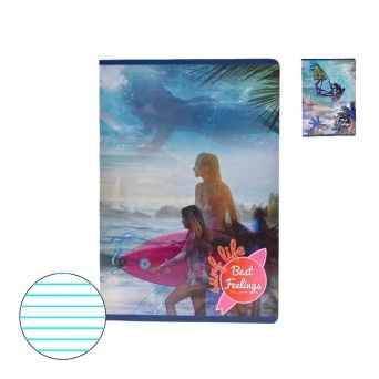 CADERNO AGRAF A5 80F PAU WATER