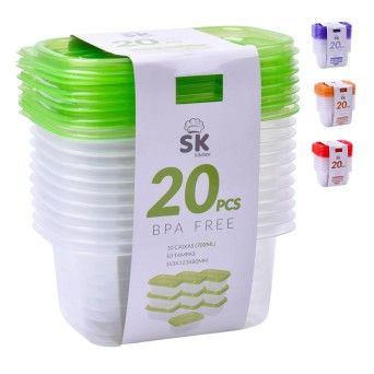 CAIXA MULT SET 20PCS 700ML 0185-06 CX24