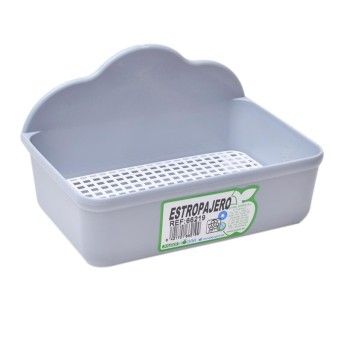 PORTA ESFREGOES PLASTICO CINZ. 66219