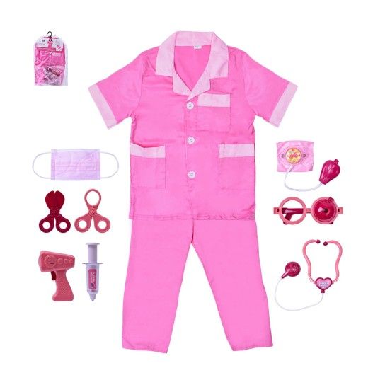 FATO CARNAVAL ENFERMEIRA 90-110CM CX24