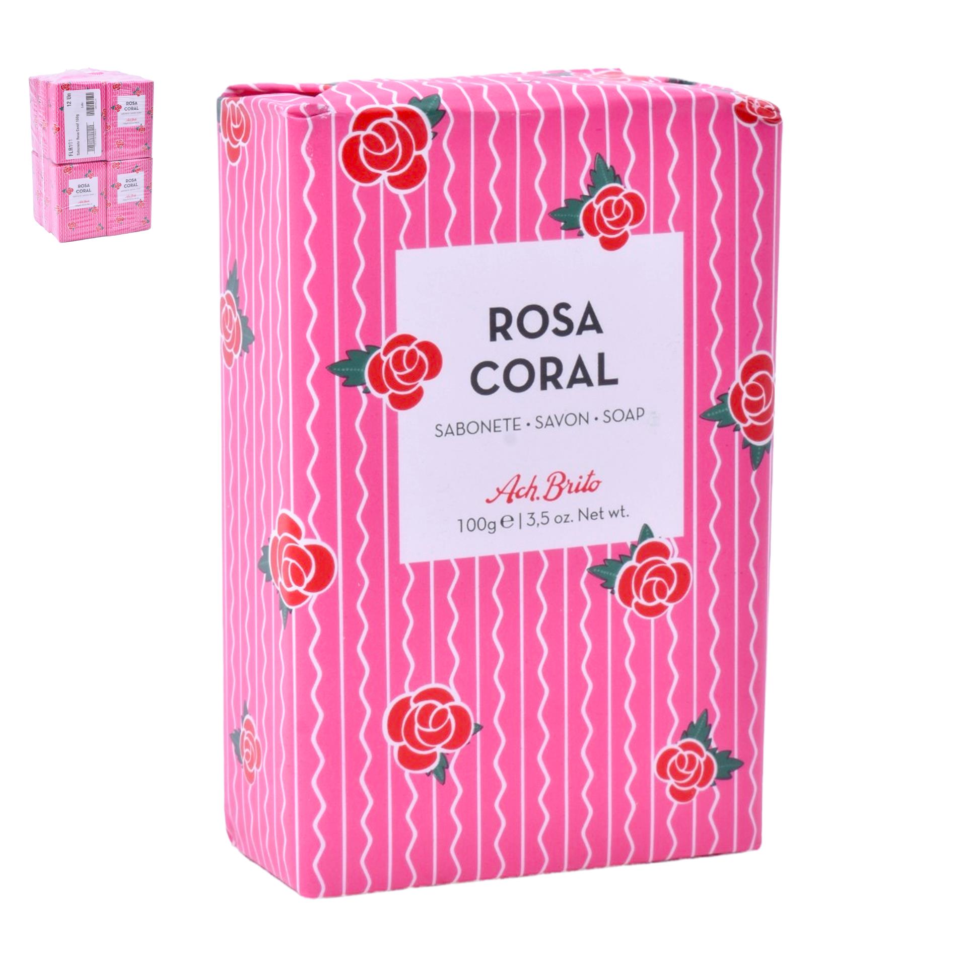 SABONETE ROSA CORAL 100GR SABONETE ROSA CORAL 100GR
