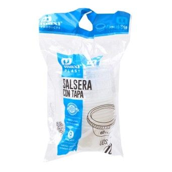 MOLHEIRA PLASTICO C/ TAMPA 60CC 10UNI
