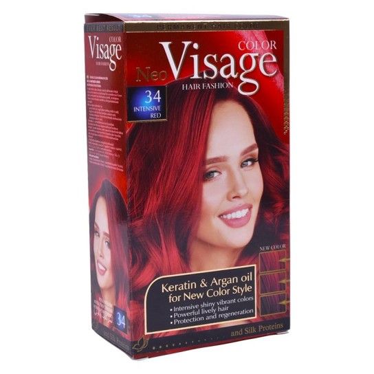 TINTA PERM KER CABELO VERMEL INT