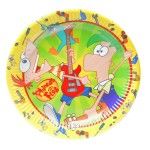 PRATO PAPEL PHINEAS 23CM 10UNI PRATO PAPEL PHINEAS 23CM 10UNI