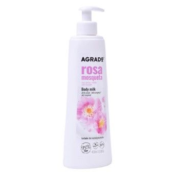 BODY MILK AGRADO ROSA MOSQ. 400ML