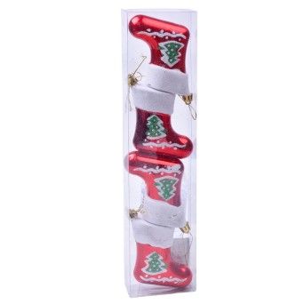 PENDENTE NATAL 4PC 10X7CM 2976-003 CX60