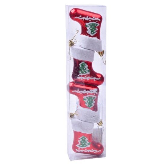 PENDENTE NATAL 4PC 10X7CM 2976-003 CX60