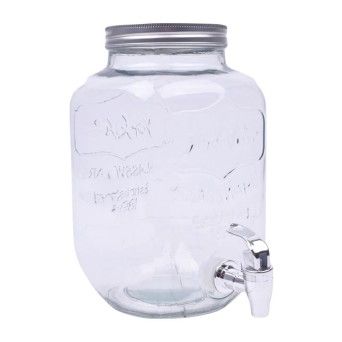FRASCO VIDRO C/TORNEIRA 3,8L