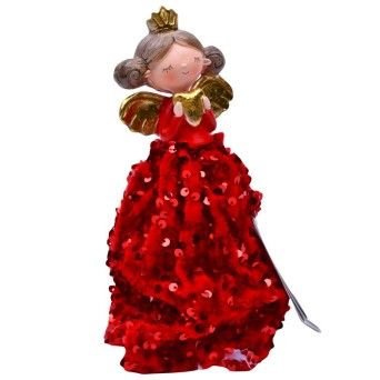 ANJO DECORATIVO C/ LUZ 20CM