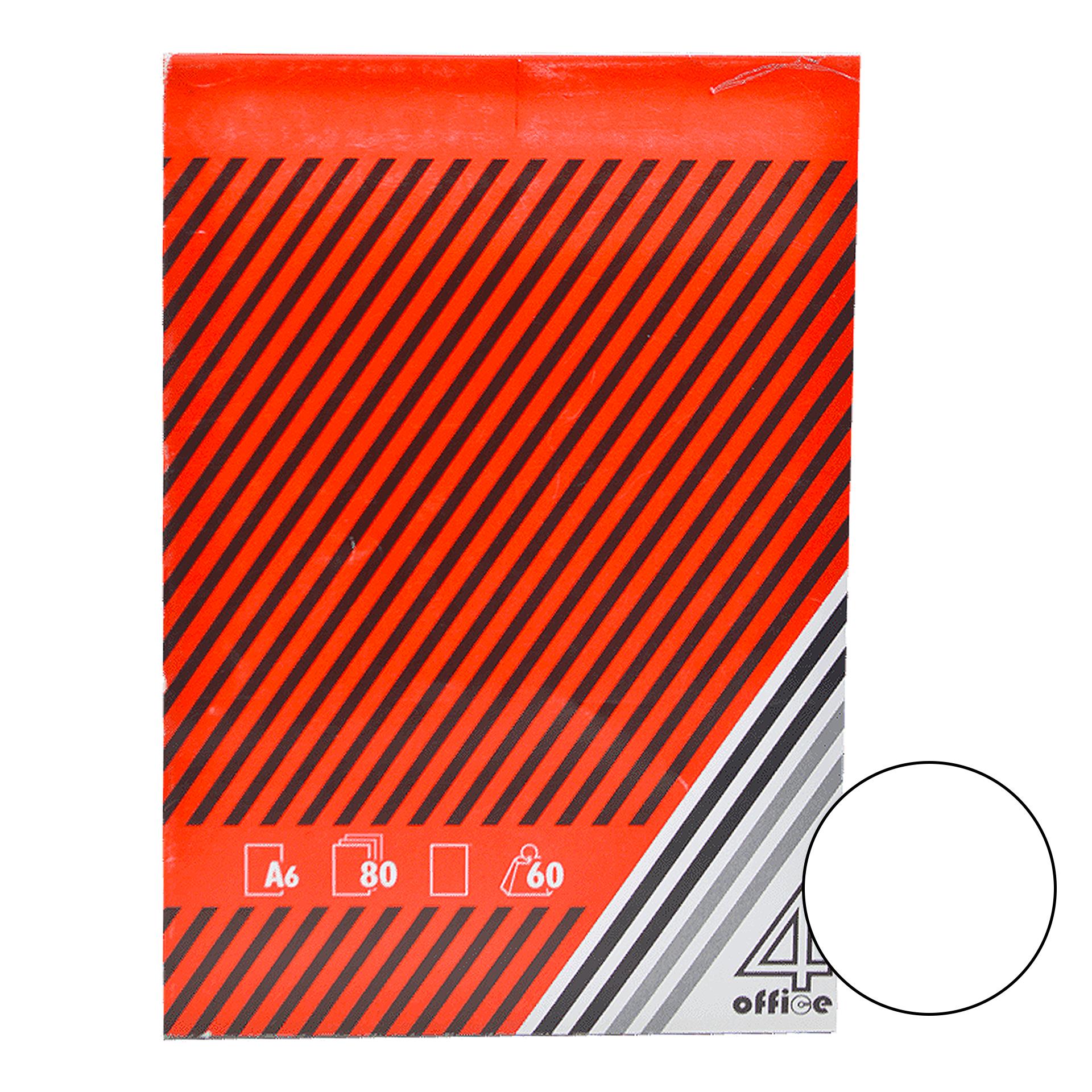 BLOCO PAPEL A6 80FLS LISO