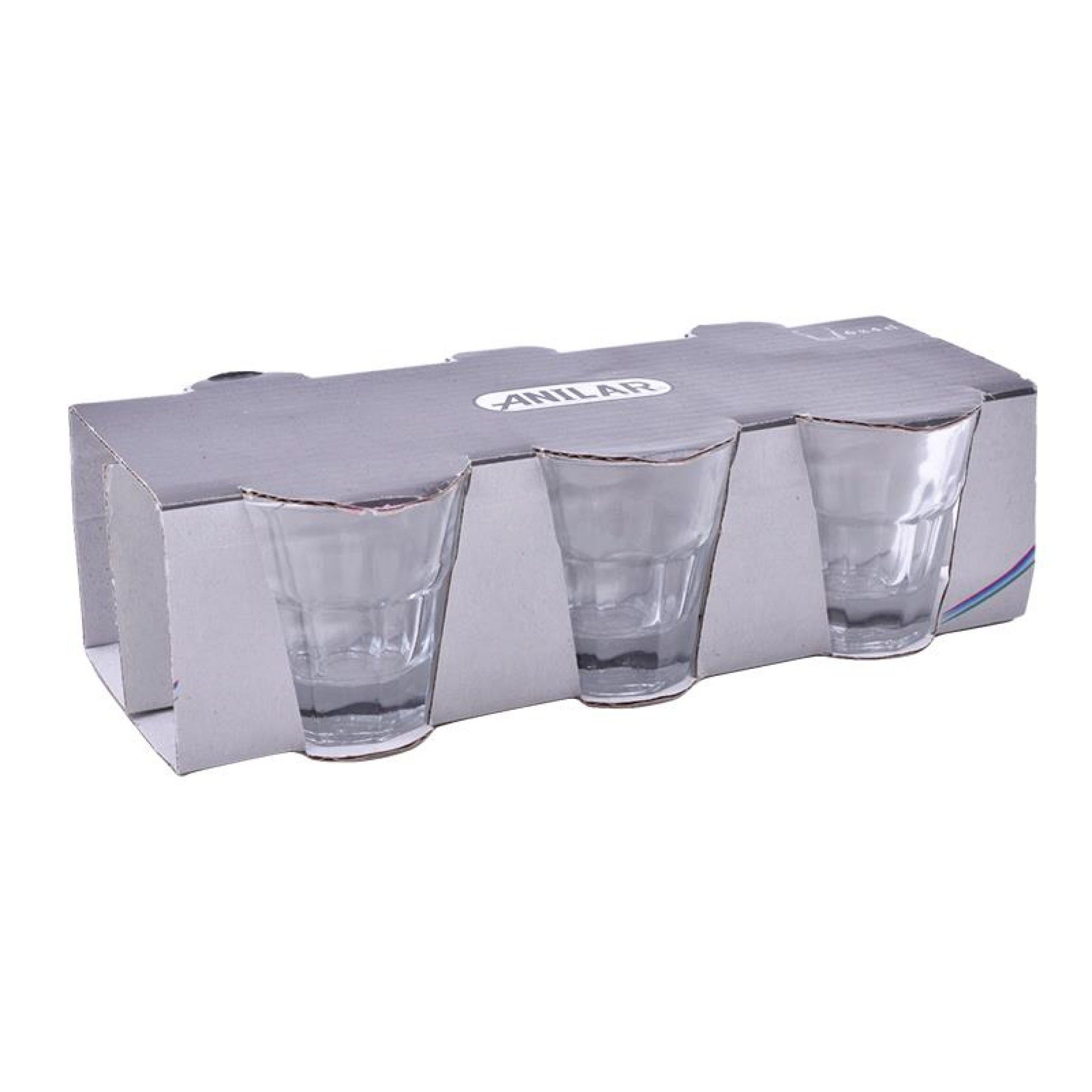 CONJ.6 COPOS VIDRO 4CL ANILAR27416 CONJ.6 COPOS VIDRO 4CL ANILAR27416
