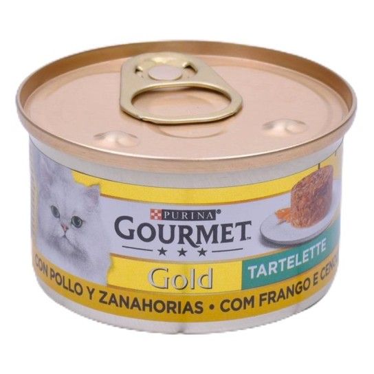 GOURMET GOLD GATO FRANGO+CENOUR85G