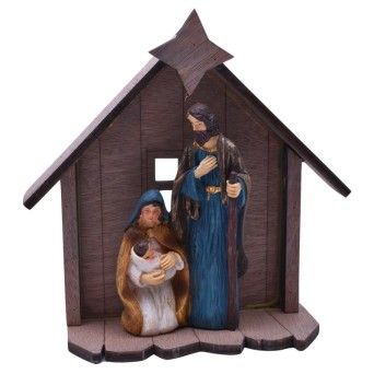 PRESEPIO CABANA C/ FIGURAS