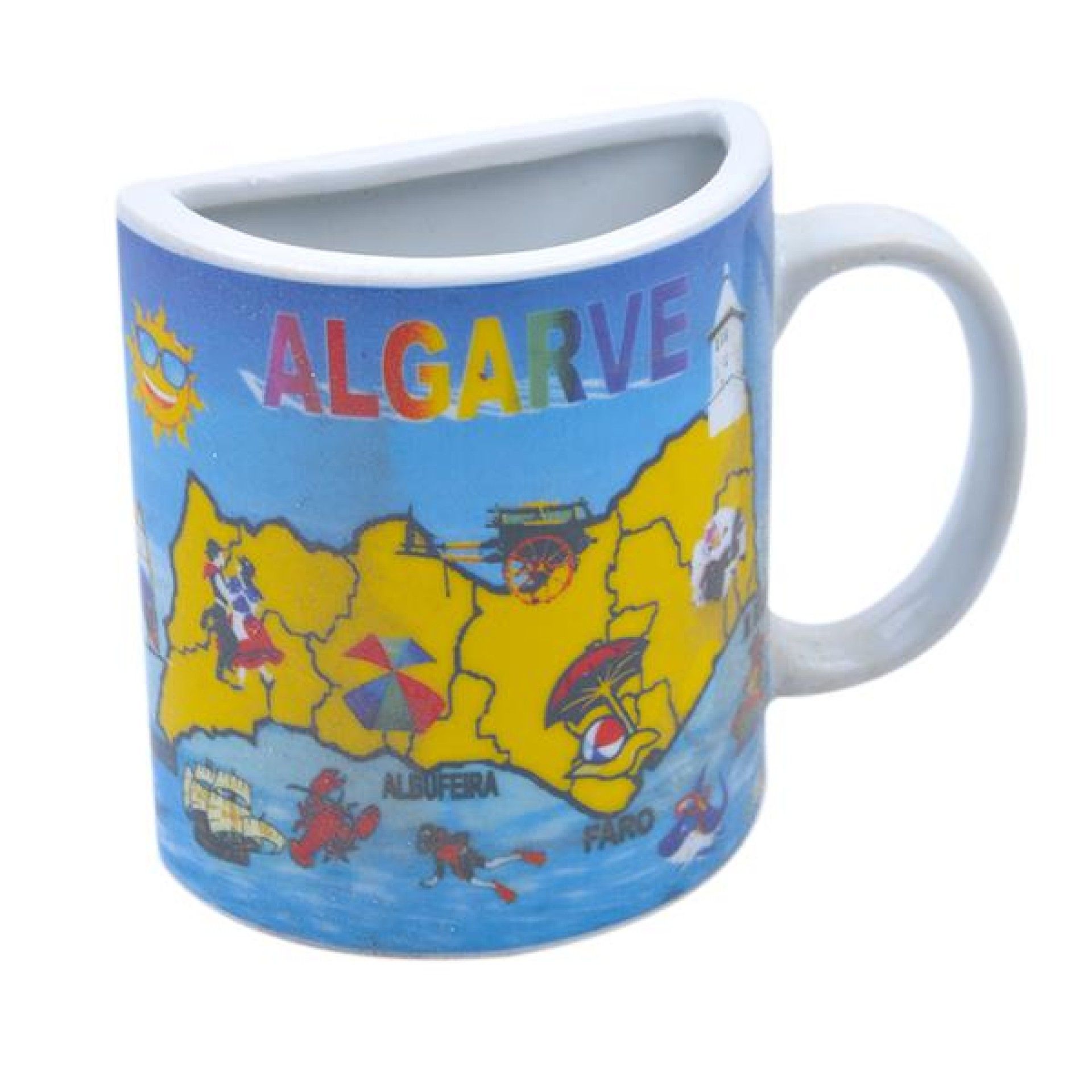 CANECA MEIA CERAMICA QUARTEIRA CANECA MEIA CERAMICA QUARTEIRA