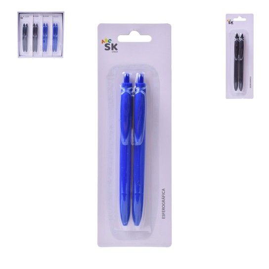 CANETA ESF 2UN 14CM 2556-007-02 CX288