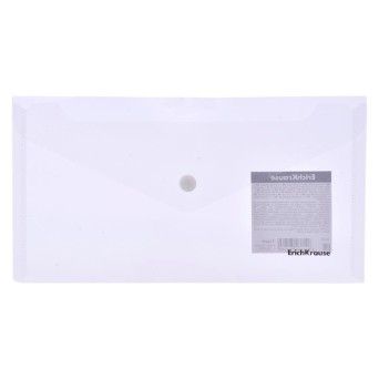 ENVELOPE PLAST PP C/MOLA FIZZY CLEAR