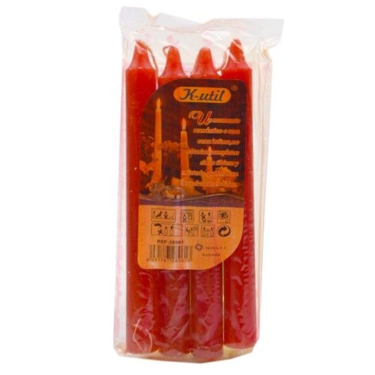 CONJ. 4 VELAS VERM. 28061 CONJ. 4 VELAS VERM. 28061