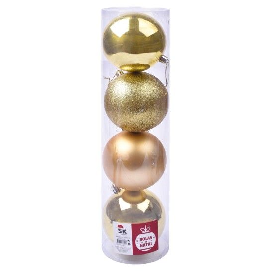 BOLAS NAT.4PC 10CM DRD 2978-004-10A CX36