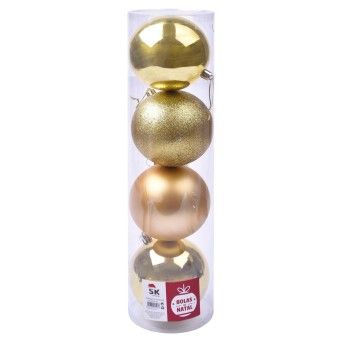 BOLAS NAT.4PC 10CM DRD 2978-004-10A CX36