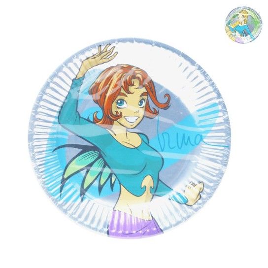 PRATO PAPEL WITCH 20CM 8UNI