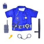 FATO CARNAVAL POLICIA 110-120CM CX24 FATO CARNAVAL POLICIA 110-120CM CX24