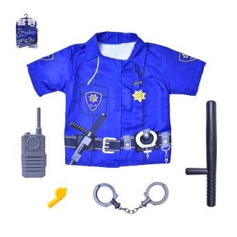 FATO CARNAVAL POLICIA 110-120CM CX24