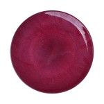 PRATO VIDRO VERMELHO 32CM PRATO VIDRO VERMELHO 32CM