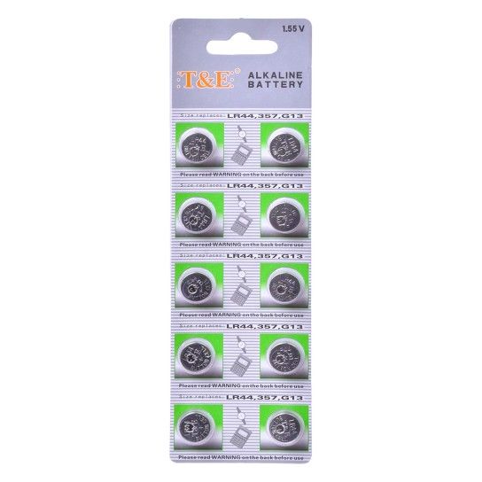 PILHAS T&E AG13 10PCS