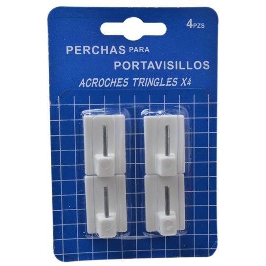 GANCHO CORTINA 4PC 06602 CX24