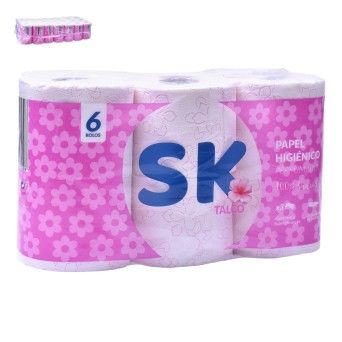 PAPEL HIGIENICO SK TALCO 6X7 ROLOS