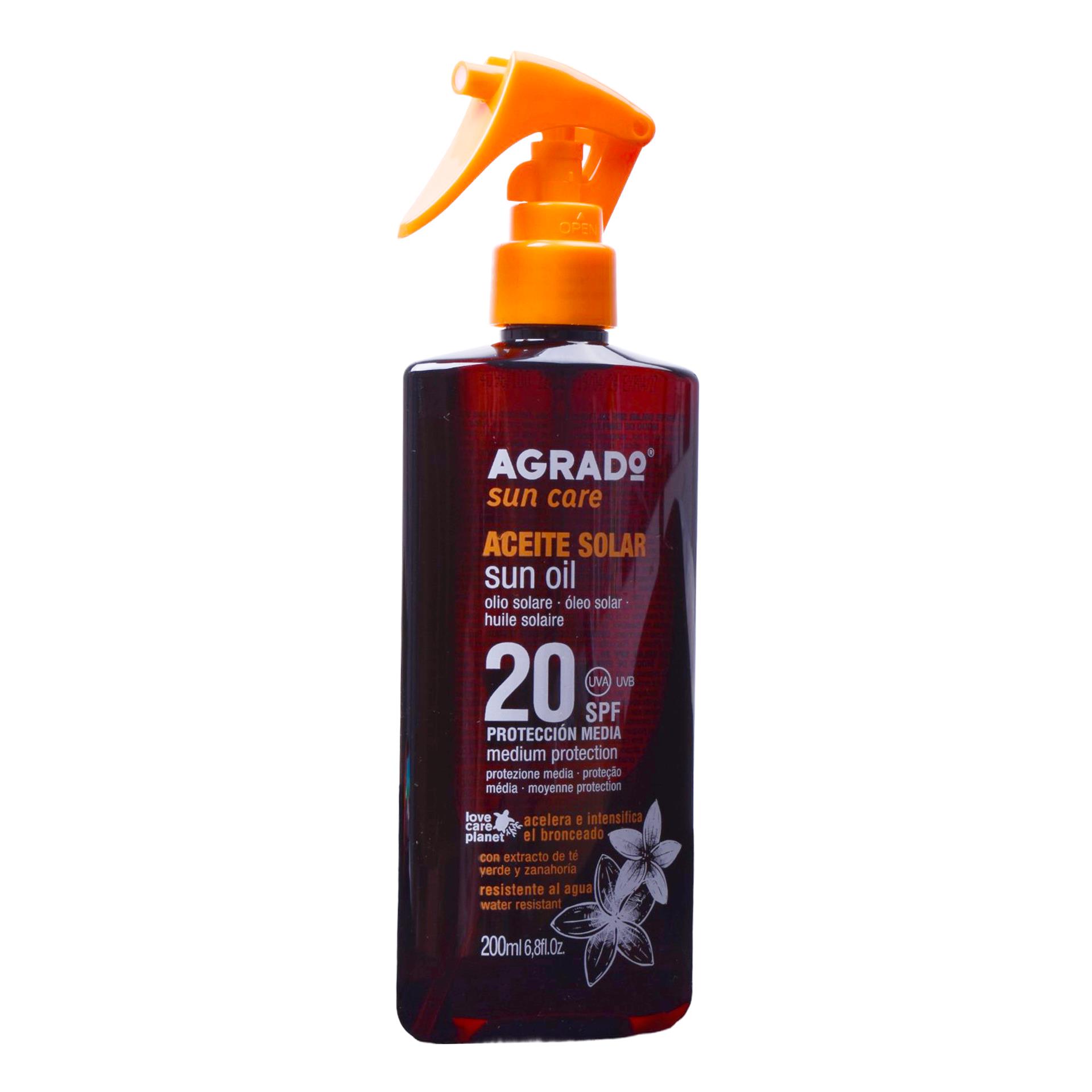 BRONZEADOR AGRADO SPF20 200ML BRONZEADOR AGRADO SPF20 200ML