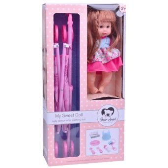 BONECA C/CARRINHO CP129708