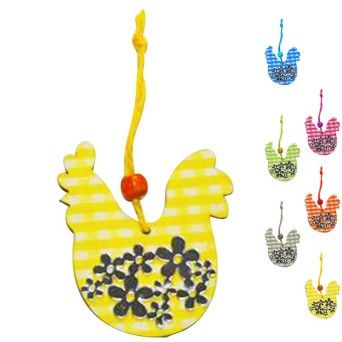 PASCOA CONJ. 2  PINGENTES GALINHA