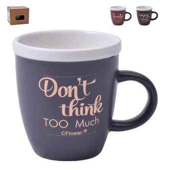 CANECA MUG 6,5X6CM 2997-001 CX160