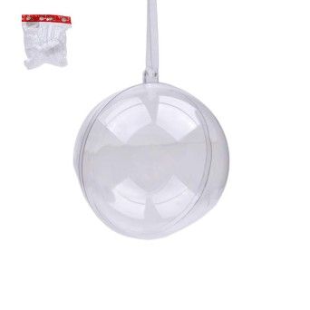 BOLA ACRILICO NATAL 12CM 202-867-12 CX72