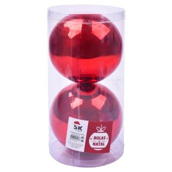 BOLAS NAT 2U 12CM VERM 2978-005-12CCX40