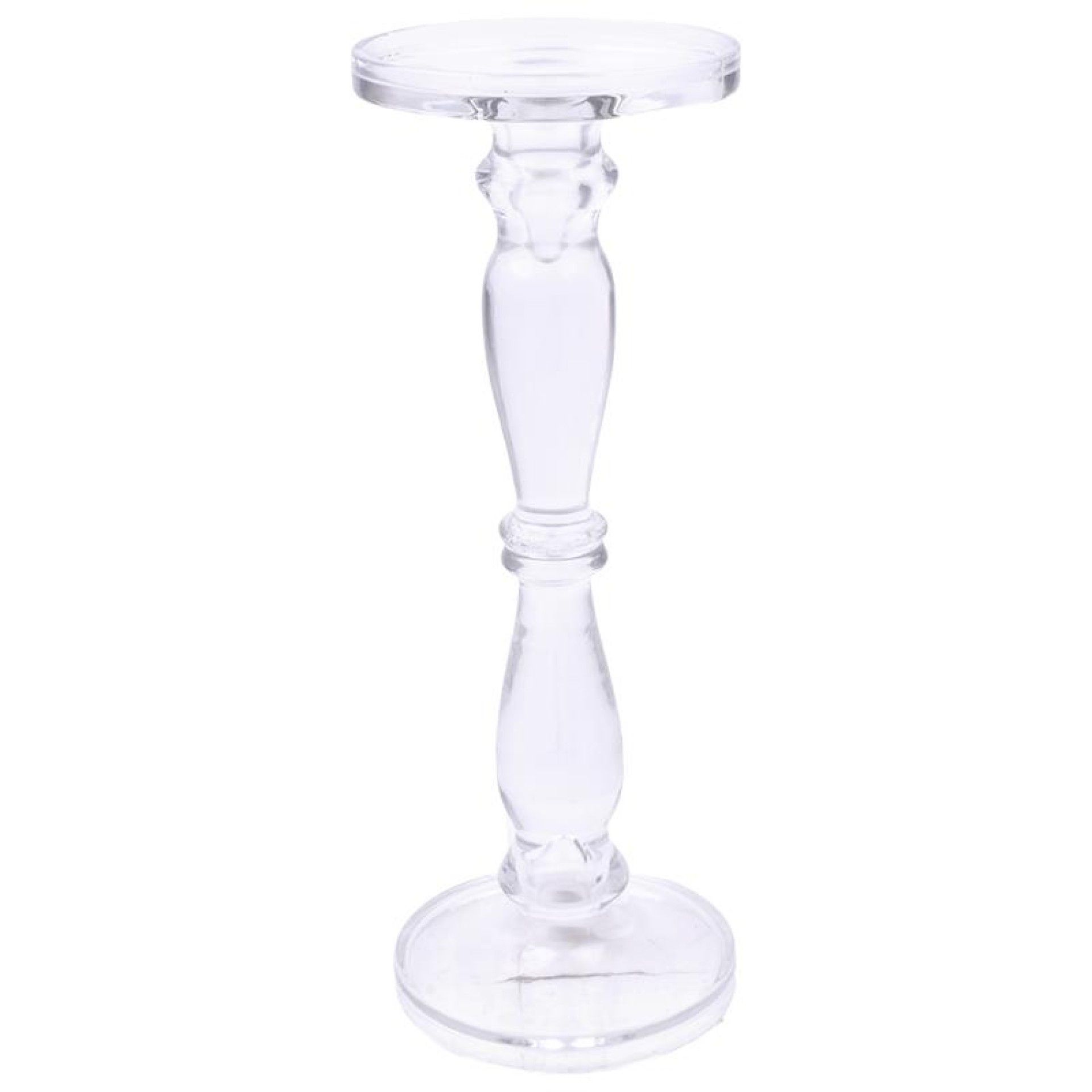 CASTIÇAL VIDRO 35CM CASTIÇAL VIDRO 35CM