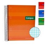 CADERNO CAMPUS A5 QUAD. CAPA DURA 160F