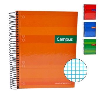 CADERNO CAMPUS A5 QUAD. CAPA DURA 160F