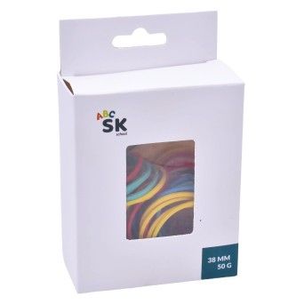 CAIXA C/ELASTICOS CORES 2868-100-B CX144