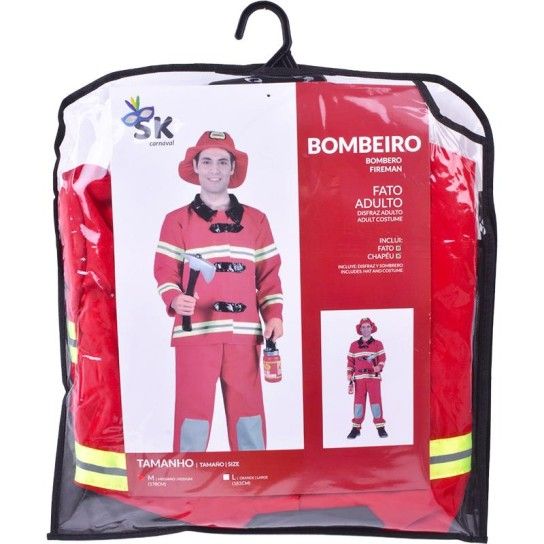 FATO CARNAVAL BOMBEIRO 87508 M/L CX12 FATO CARNAVAL BOMBEIRO 87508 M/L CX12