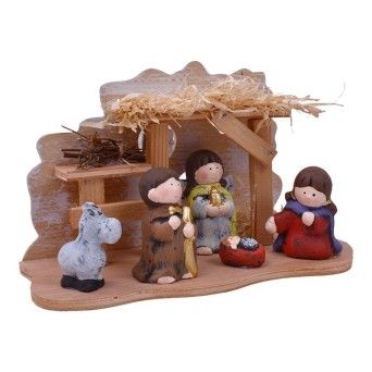 PRESEPIO C/ CABANA E LUZ