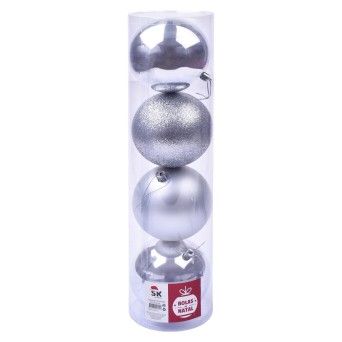 BOLAS NAT.4PC 10CM PRAT 2978-004-10B CX36