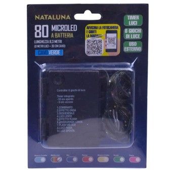 SERIE NATAL 80MICROLED 8,3MT TEMP.COR