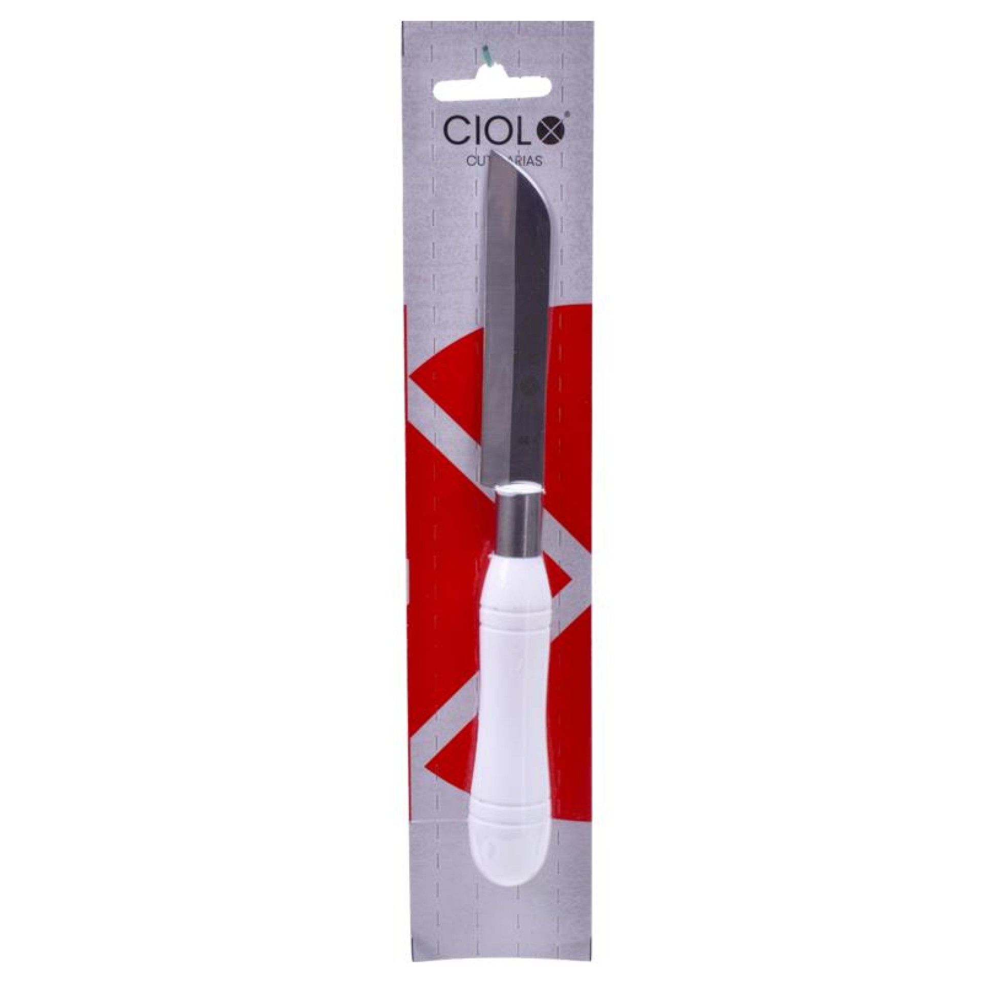 FACA P/ VEGETAIS CABO BRANCO 9CM FACA P/ VEGETAIS CABO BRANCO 9CM