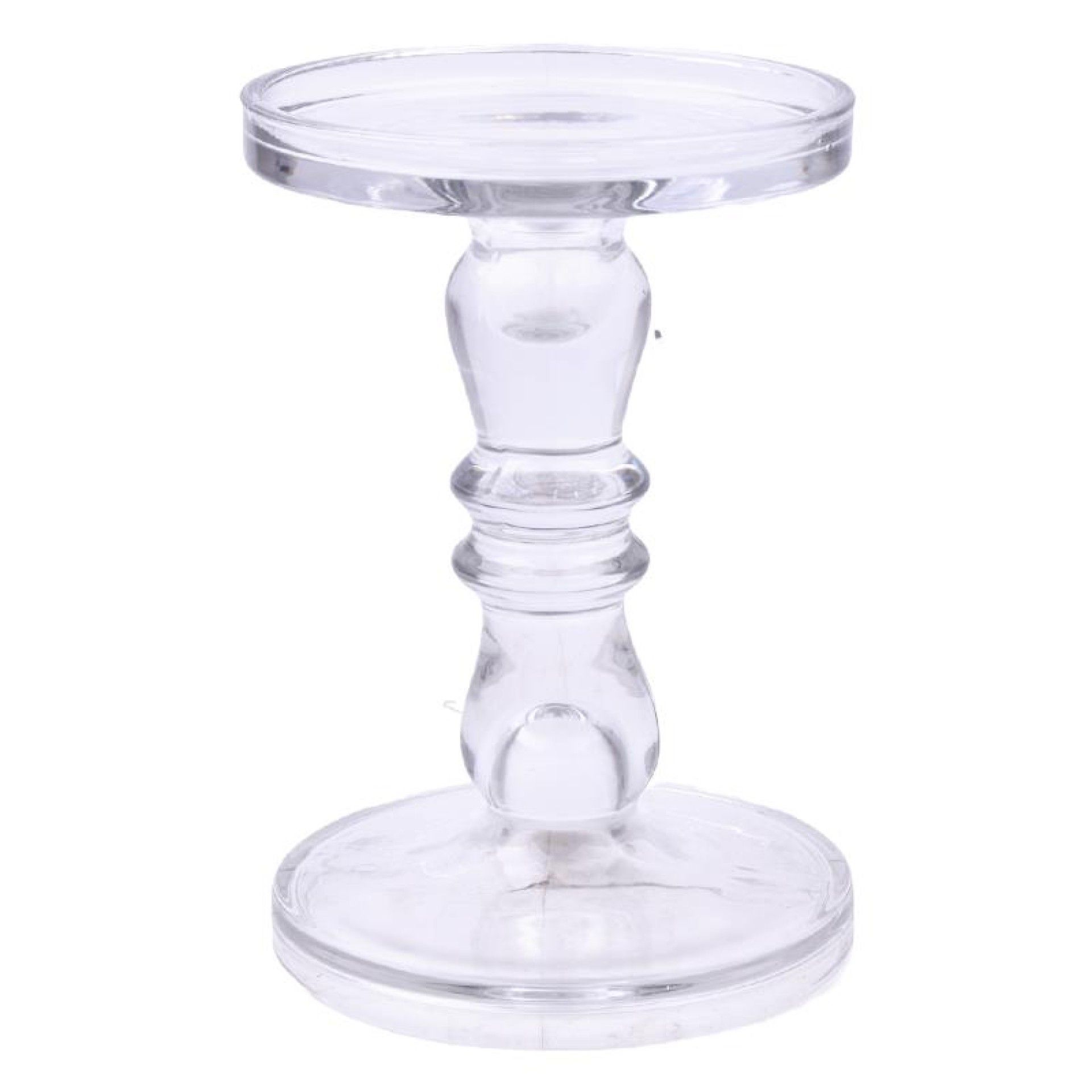 CASTIÇAL VIDRO 19CM CASTIÇAL VIDRO 19CM
