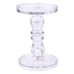 CASTIÇAL VIDRO 19CM CASTIÇAL VIDRO 19CM
