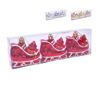 PENDURANTE TRENO NATAL 7CM 3UN 3CORES